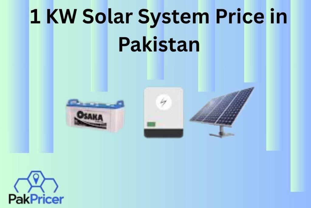 1 KW solar system